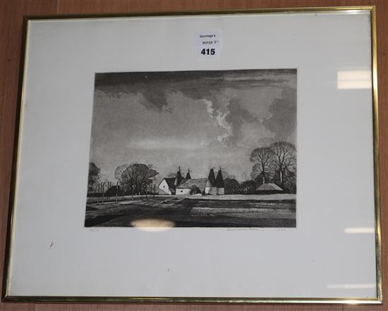 Rowland Hilder Sepham Farm, Shoreham overall 17.5 x 21.5in.